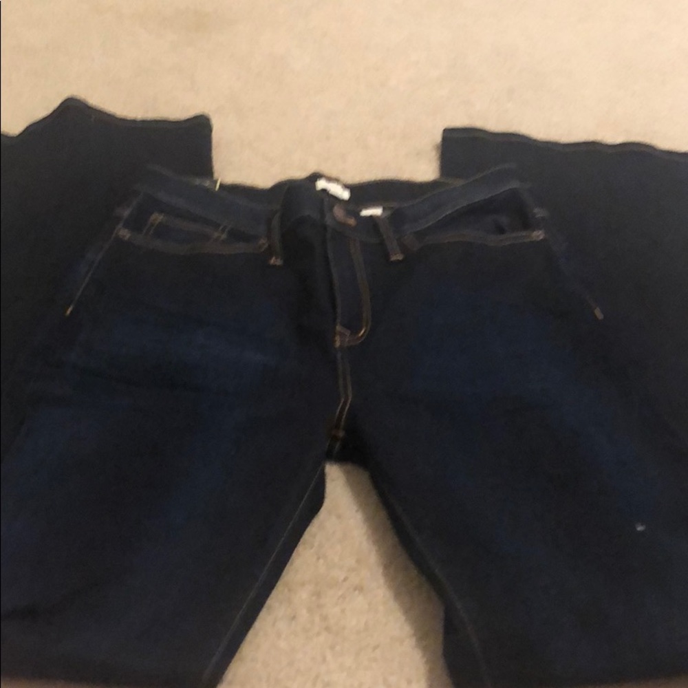 Flare dark wash jeans